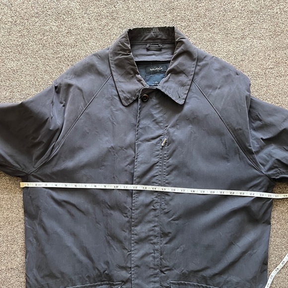Nautica Anorak Parka Jacket Mens XL Removable Lining Grey Blue Cold Weather Coat - Picture 13 of 16